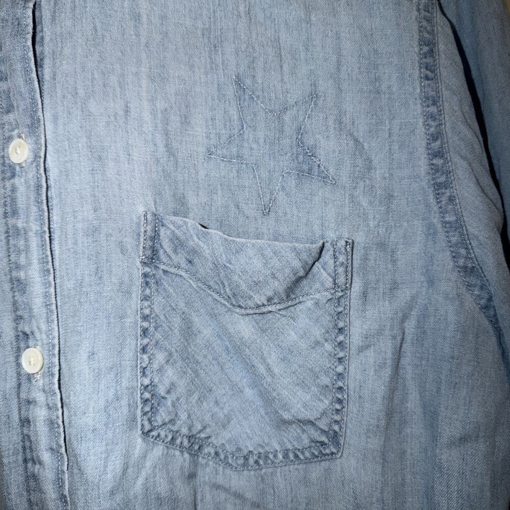 Rails Chambray Button Up Ingrid Medium Vintage Wi… - image 2